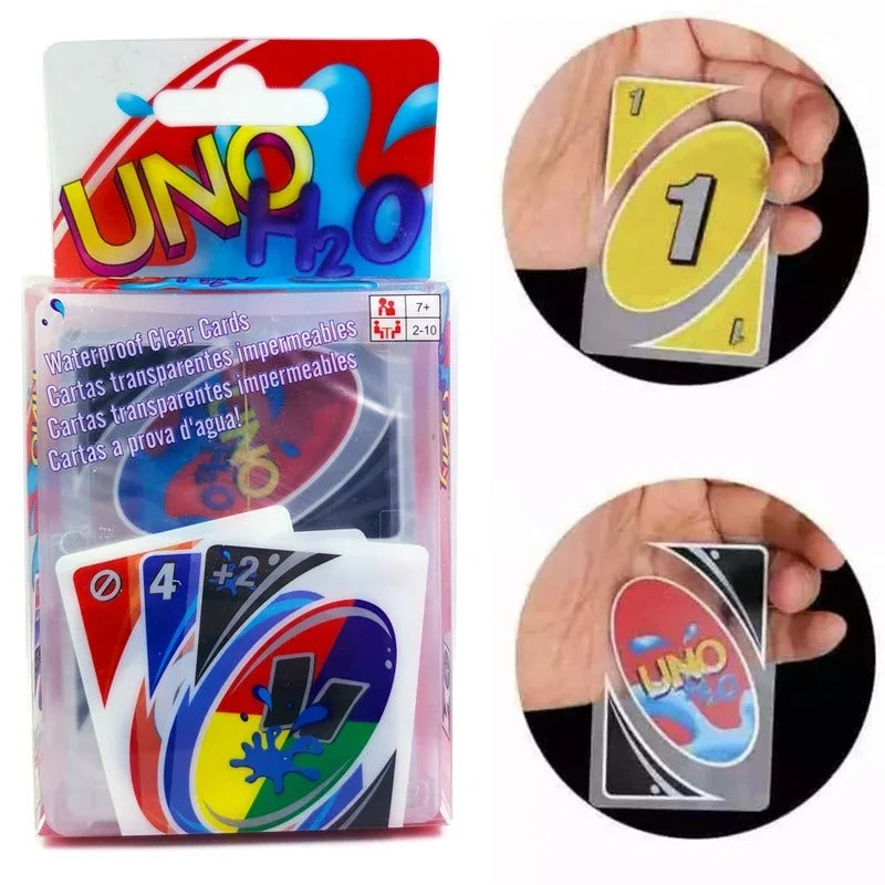 UNO h2o Hydrophobic Family Card Game - 654 - Default Title - Odeez | Educational Toys Pakistan