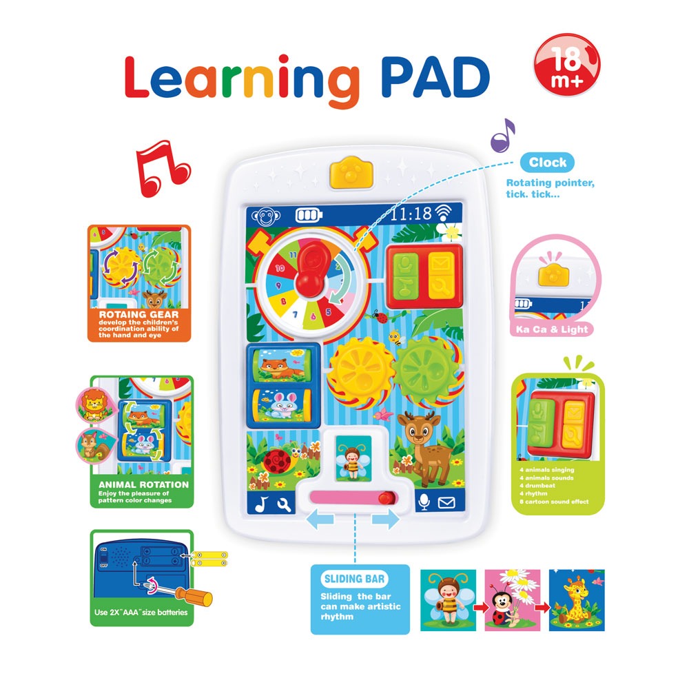 Fun Learning Musical Pad for Toddlers - 080 - Default Title - Odeez | Educational Toys Pakistan