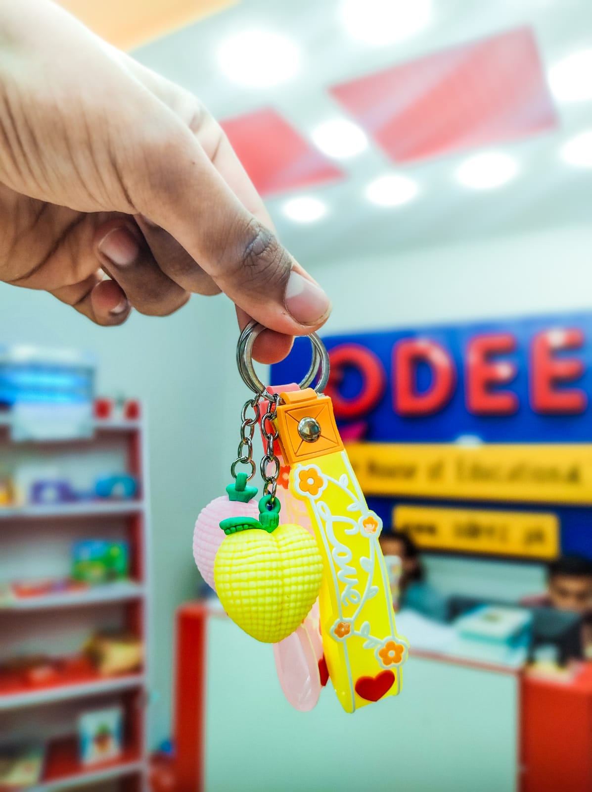 Cute Lychee Fruit Keychain for Kids - 866 - Default Title - Odeez | Educational Toys Pakistan