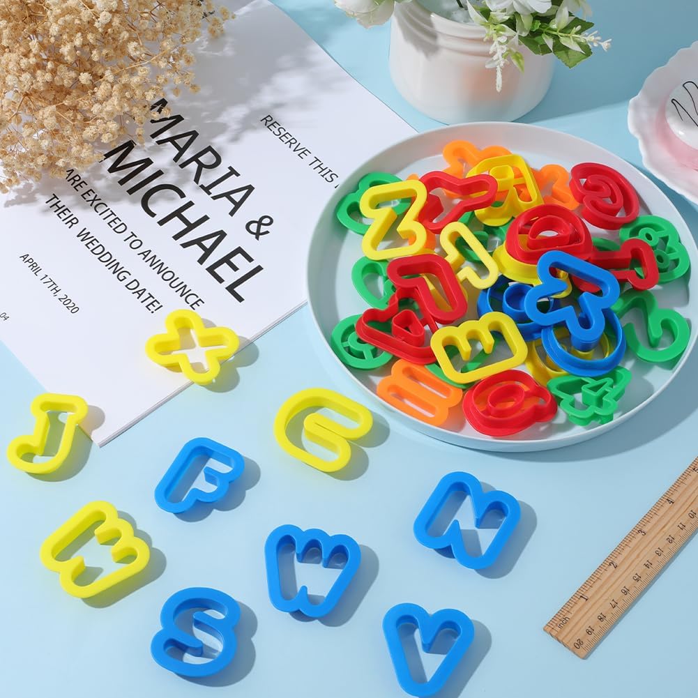 Alphabet and Numbers Funny Clay Play Dough Kit - 531 - Default Title - Odeez | Educational Toys Pakistan