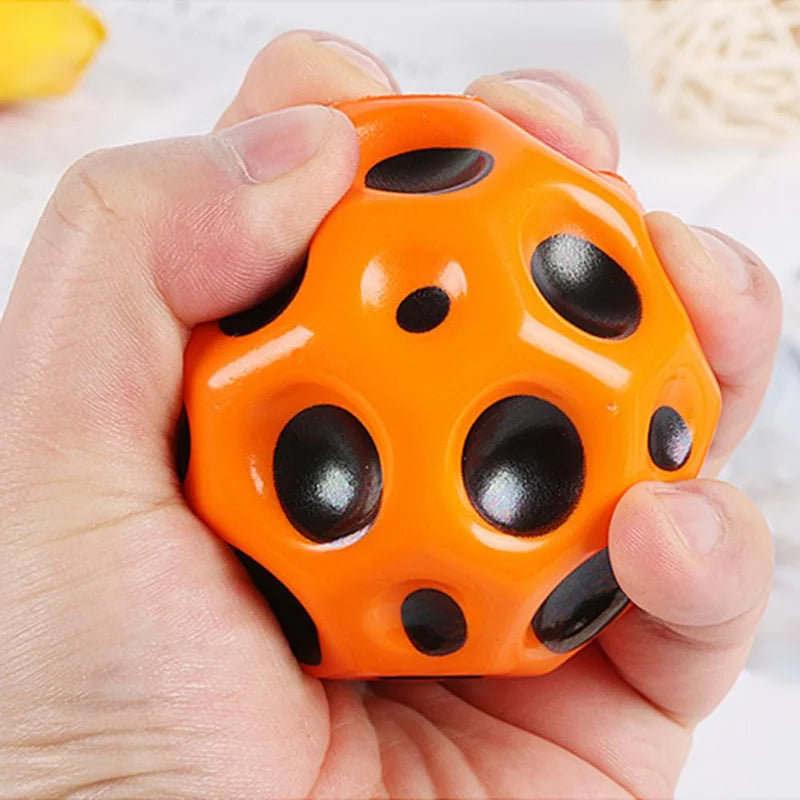 High Bounce Moon Anti Stress Ball Small - 679 - Default Title - Odeez | Educational Toys Pakistan