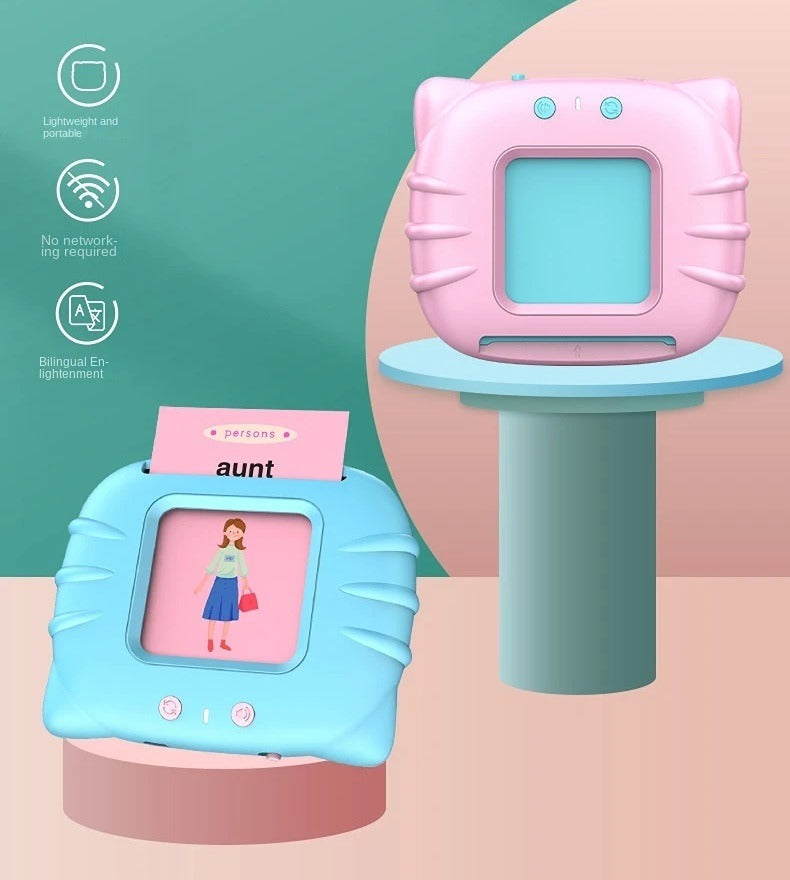 Fun English Flashcard Reader Learning Machine - 689 - Default Title - Odeez | Educational Toys Pakistan