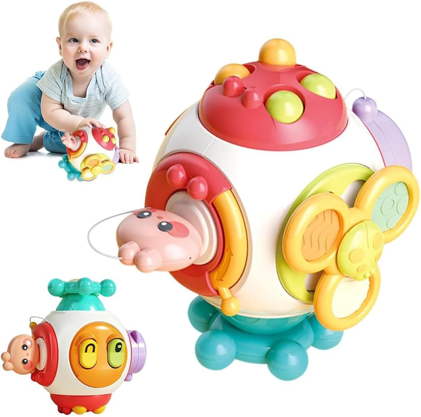 6in1 Busy Catch Ball Activity Cube - 022