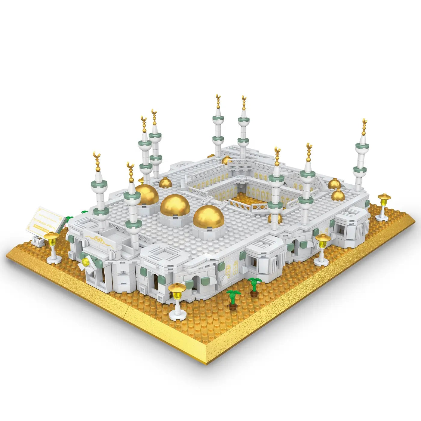 Architecture Saudi Arabia Mecca Mosque Building Blocks - 1255 pieces - Default Title - Odeez | Educational Toys Pakistan