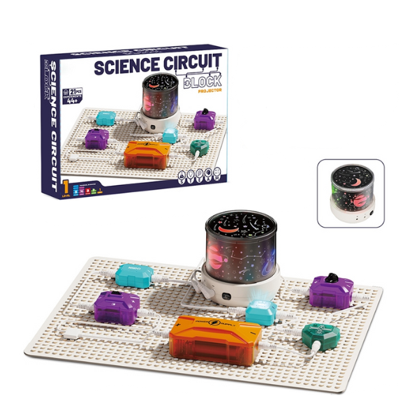Electronic Blocks Science Circuit Projector 44 Experiments 21 pieces - 003