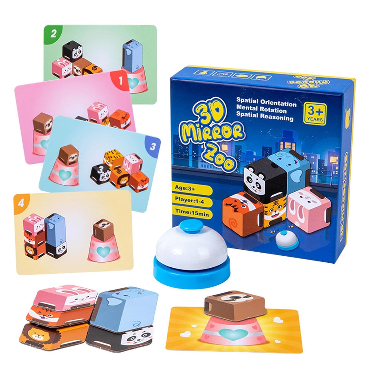 Early Learning 3D Mirror Zoo Logical Thinking Game - 560