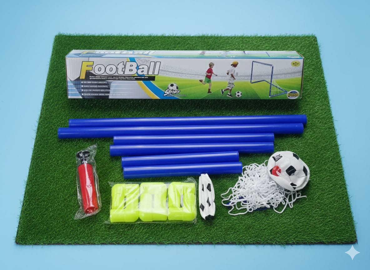 Portable Football Training Goal Post and Ball Set - 628