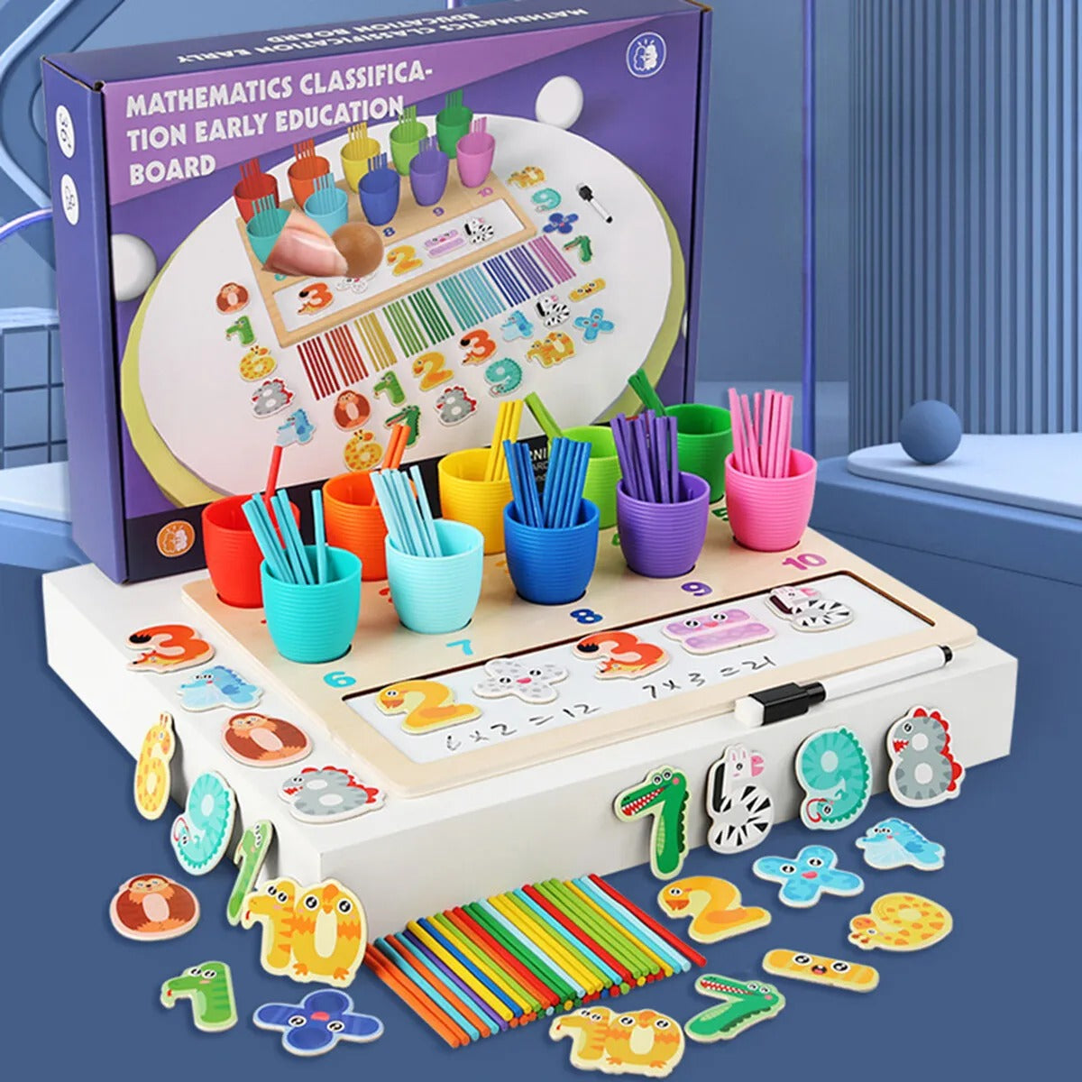 Mathematics Classification Early Education Learning Board - 65 - Default Title - Odeez | Educational Toys Pakistan