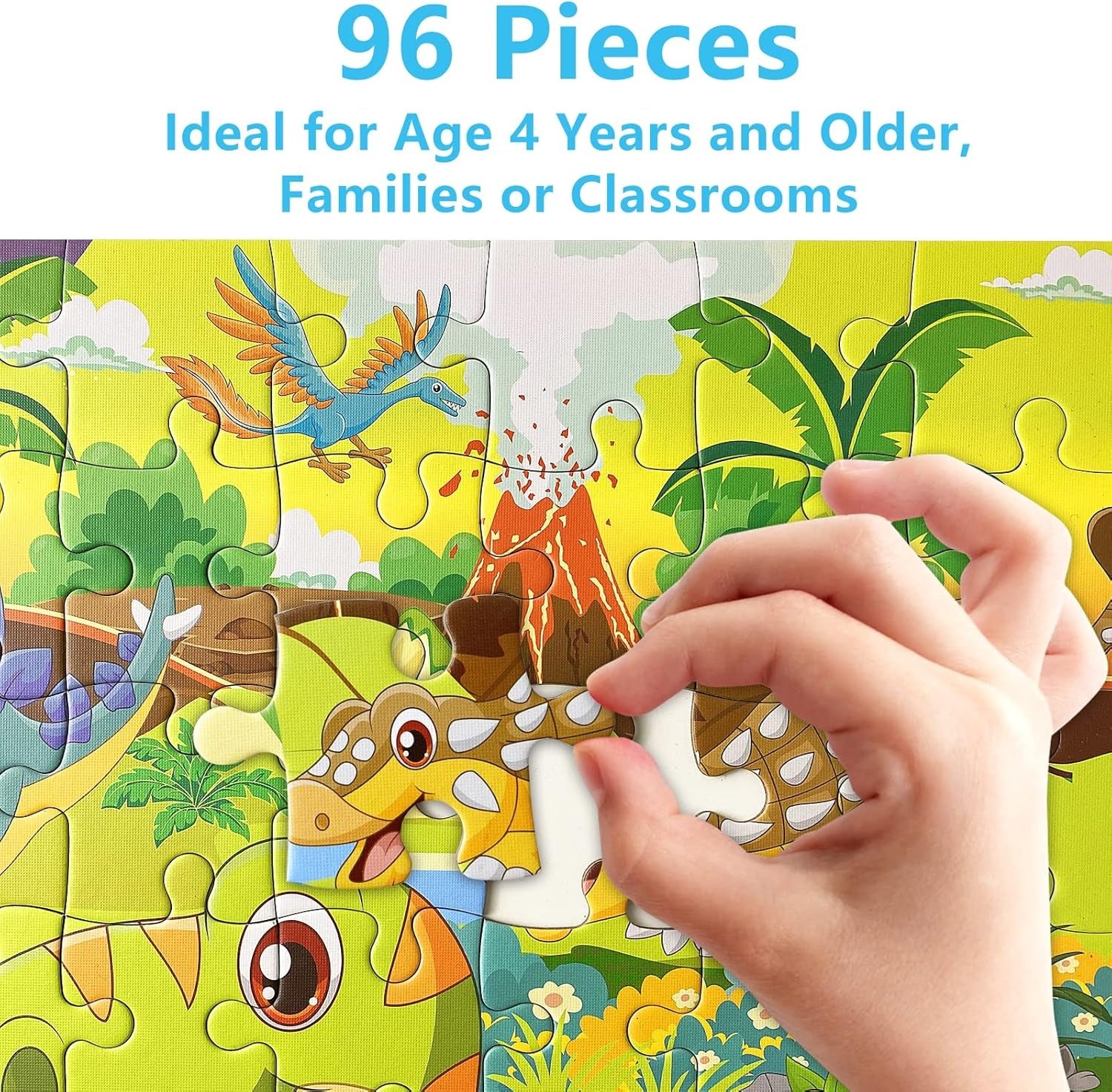 Underwater World, Space and Dinosaur Jigsaw Floor Puzzle - 96 pieces - Dinosaur-Space-Underwater - Odeez | Educational Toys Pakistan