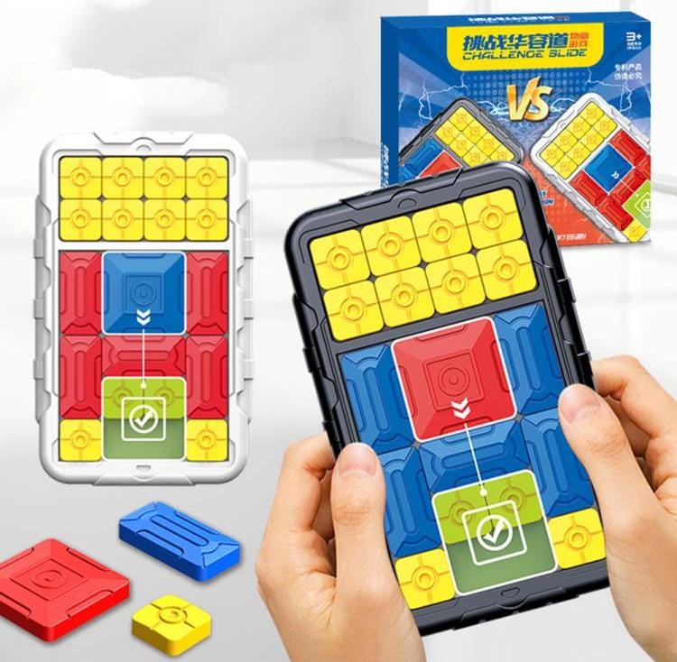 Magnetic Brain Teaser Slide Puzzle Game Double Player - 843 - Default Title - Odeez | Educational Toys Pakistan