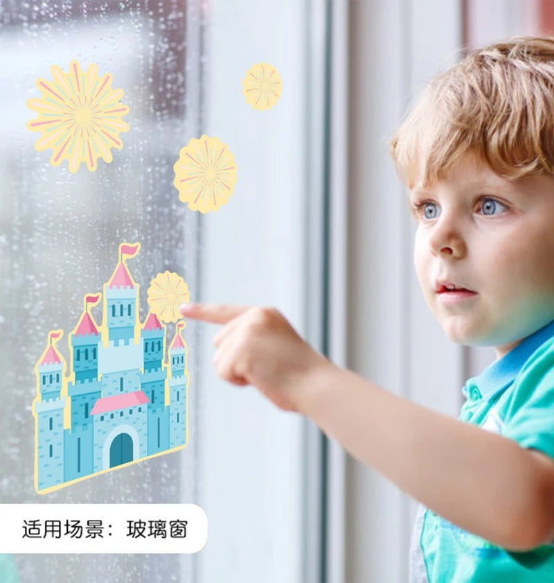 Cute Reusable Stickers Unicorn Place Book - 019 - Default Title - Odeez | Educational Toys Pakistan