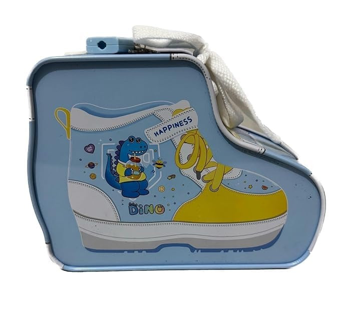 Shoe Lacing Money Bank with Lock - 422 - Default Title - Odeez | Educational Toys Pakistan