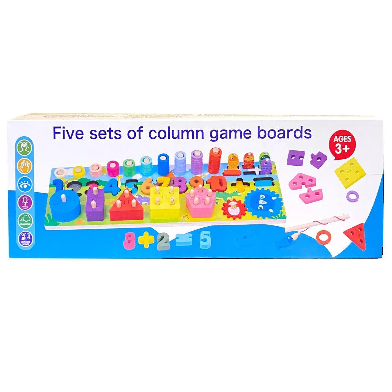 3in1 Five Sets of Column Game Board - Default Title - Odeez | Educational Toys Pakistan