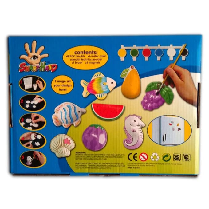 Mold And Paint Fruits and Sea Animals Fridge Magnets - 368 - Default Title - Odeez | Educational Toys Pakistan