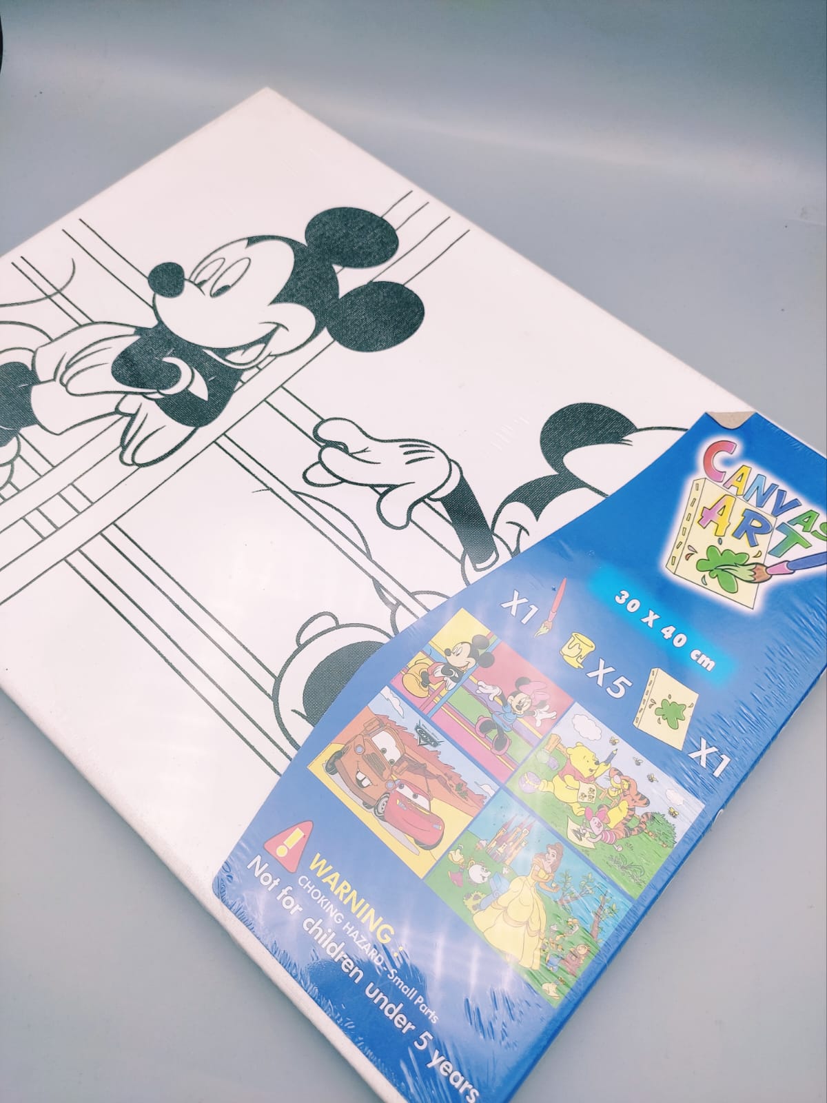 Canvas Art Painting with Watercolor & Brush Set - 30x40cm - Default Title - Odeez | Educational Toys Pakistan