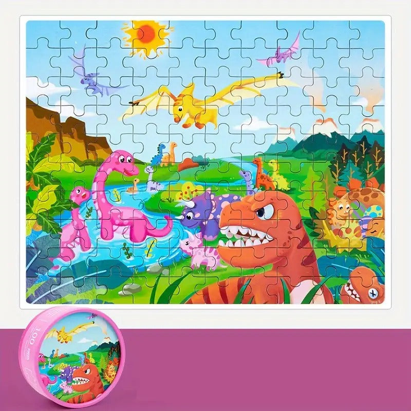 Discover Fun Jigsaw puzzle 100 Pieces Random Designs - 701 - Default Title - Odeez | Educational Toys Pakistan
