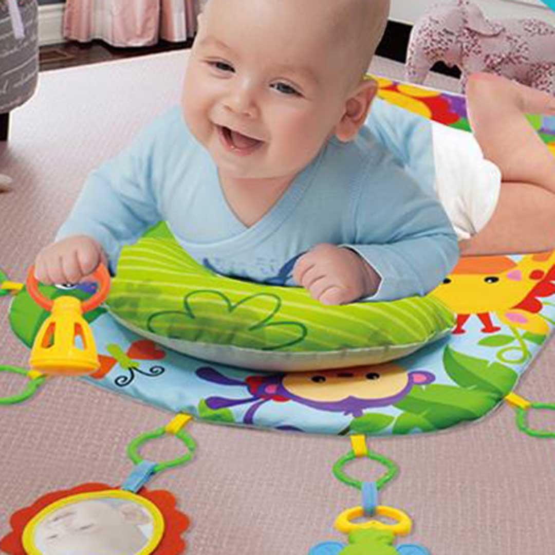 Baby Activity Soft Blanket with Rattle - 603 - Default Title - Odeez | Educational Toys Pakistan