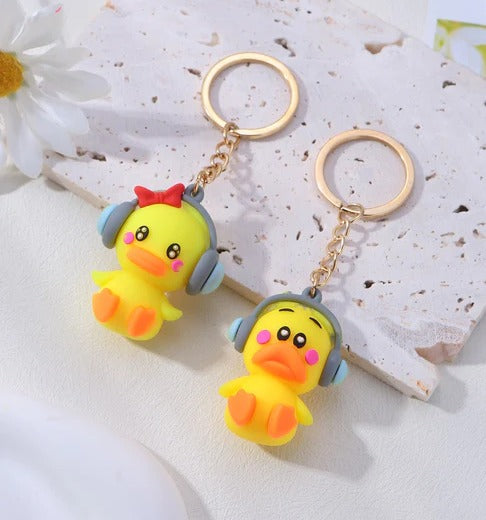 Cute Music DJ Duck Keychain - 854 - Default Title - Odeez | Educational Toys Pakistan