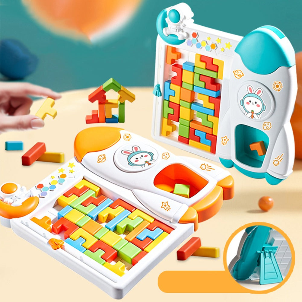 Space Rocket Tetris Table Block Challenge Game - 052 - Default Title - Odeez | Educational Toys Pakistan