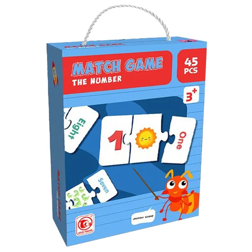 Number Matching Jigsaw Puzzles - 45 pieces - Default Title - Odeez | Educational Toys Pakistan