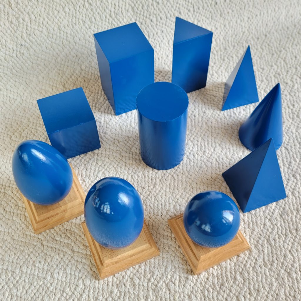 Montessori Geometrical Solid Shapes