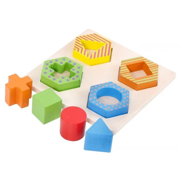 Wooden Early Education Shape Puzzle - 619
