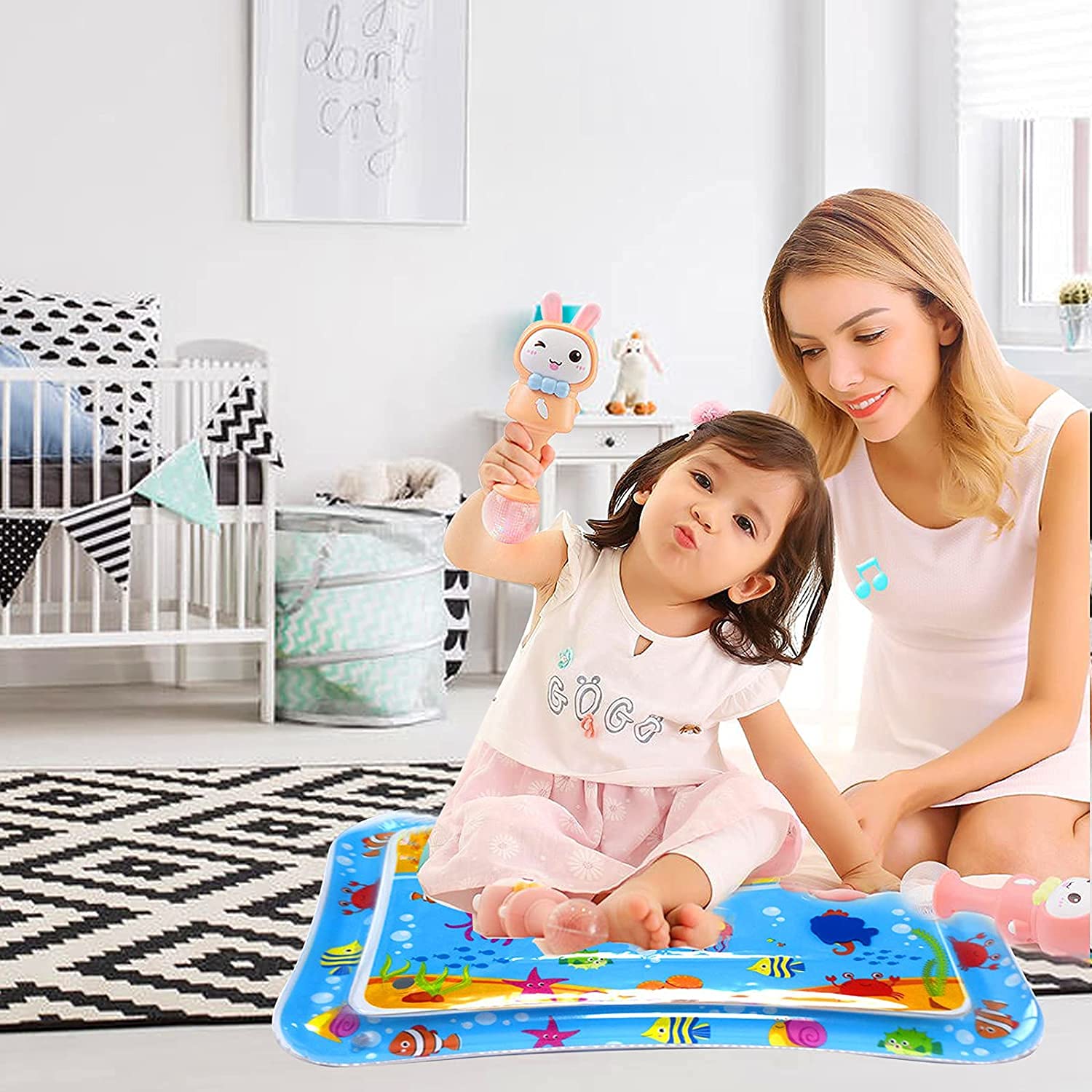 Inflatable Sea Animal Water Playmat Rectangle - 488 - Default Title - Odeez | Educational Toys Pakistan