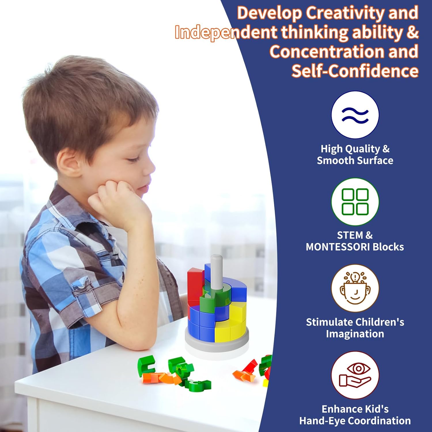 3D Cubic Tower Challenge Puzzle Game - 566 - Default Title - Odeez | Educational Toys Pakistan