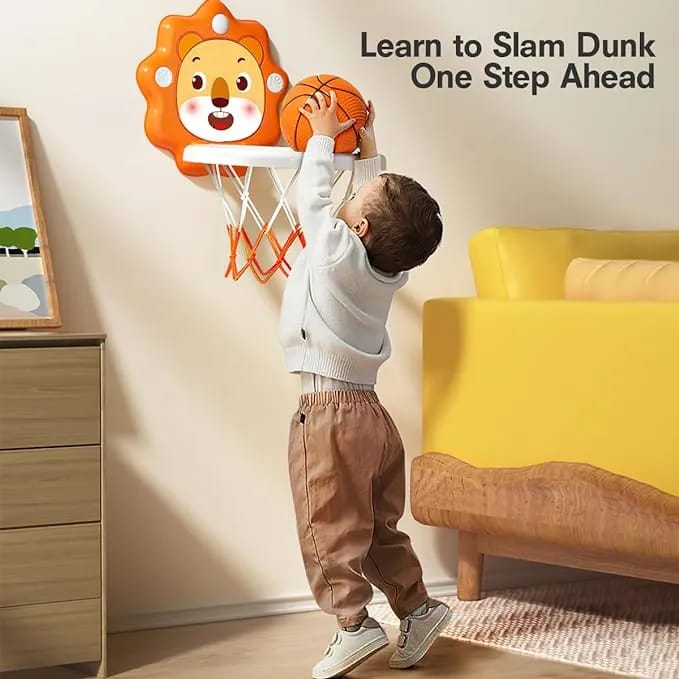 Children Fun Lion Basketball Playset - 024