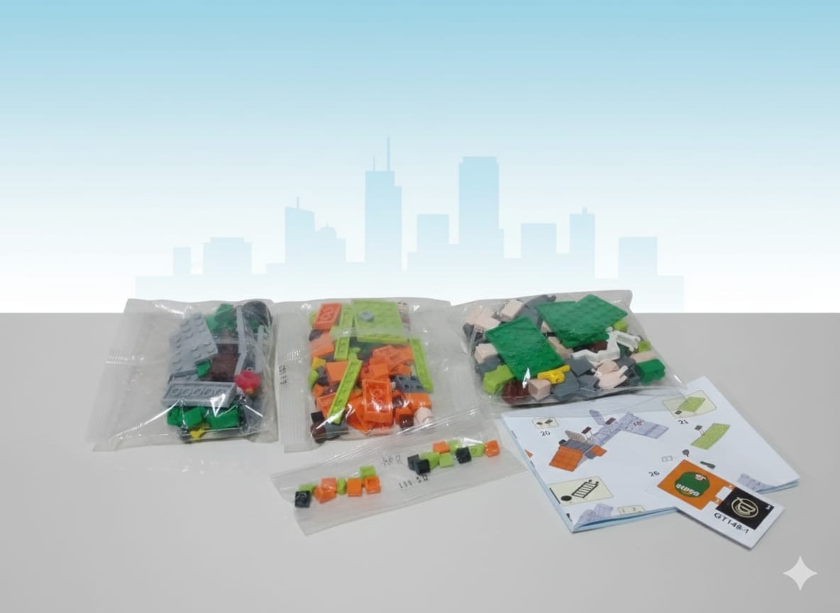 Without Box City Building Blocks 238 Piece - 148