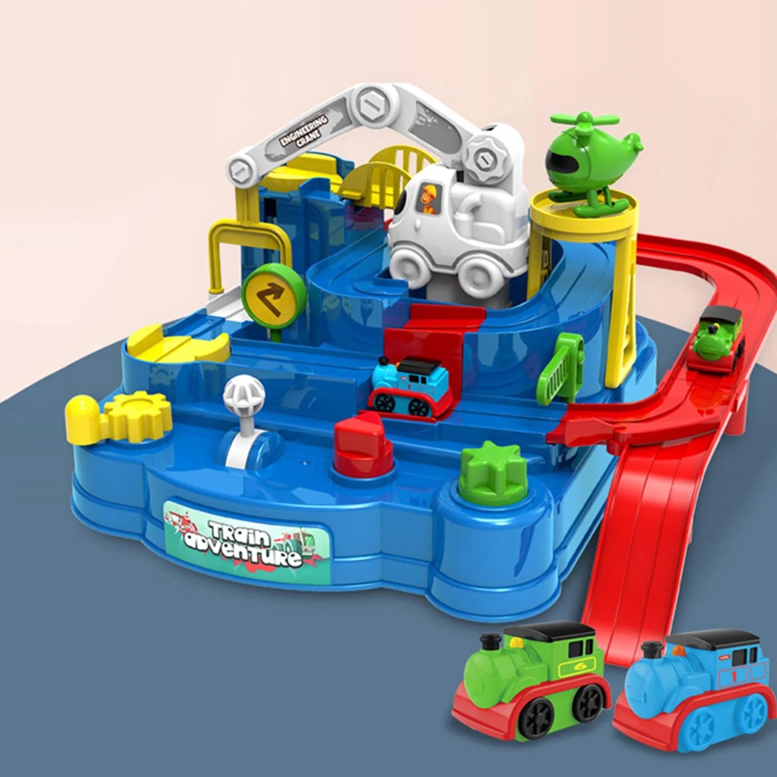 Train Adventure Race Track Play Set - 01A - Default Title - Odeez | Educational Toys Pakistan