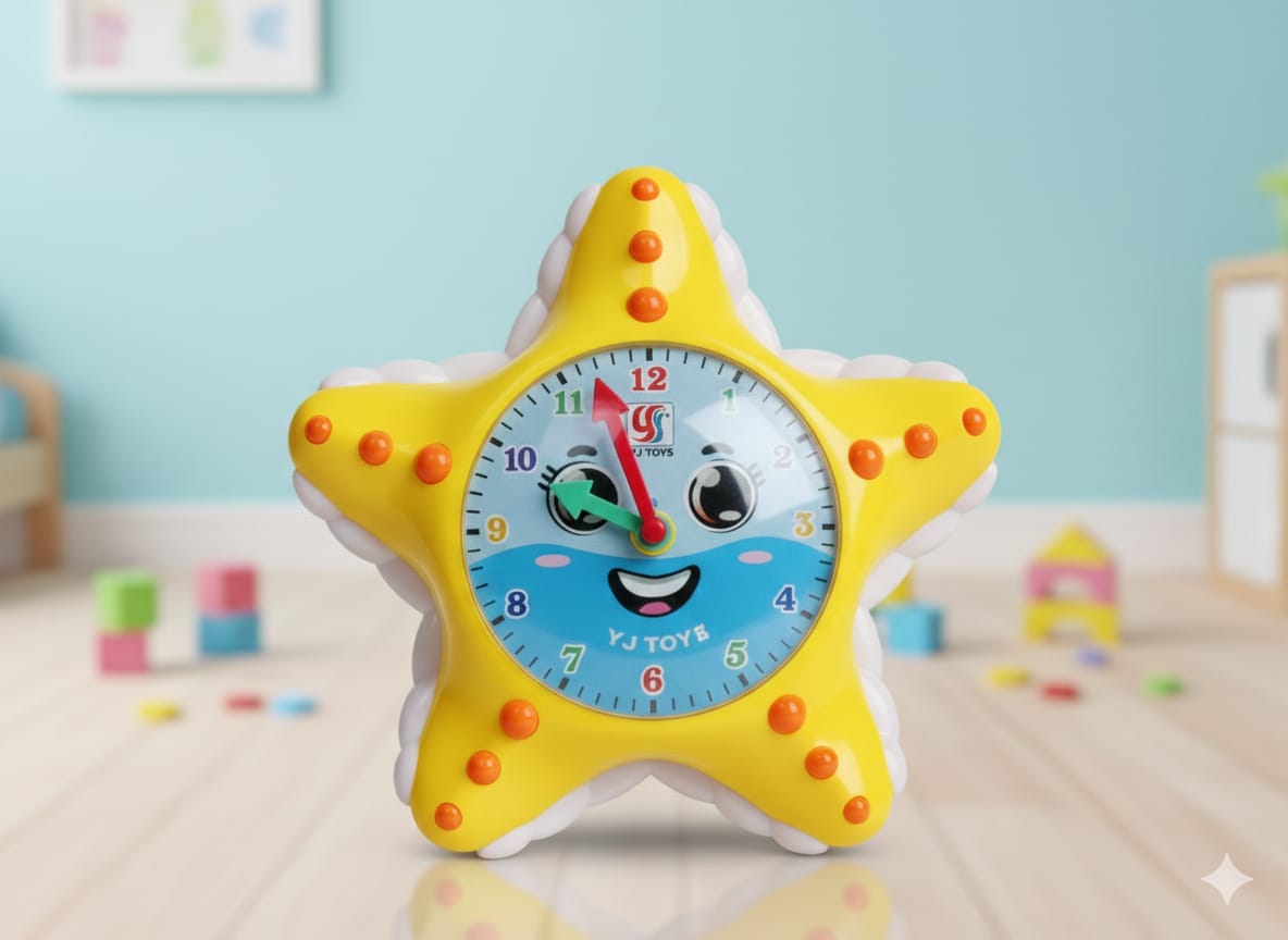 Jellyfish Light and Sound Rotating Car Clock - 068