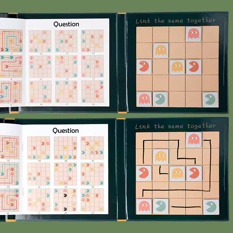 Matching Link up Logic Activity Kit Magnetic  Board - 054 - Default Title - Odeez | Educational Toys Pakistan