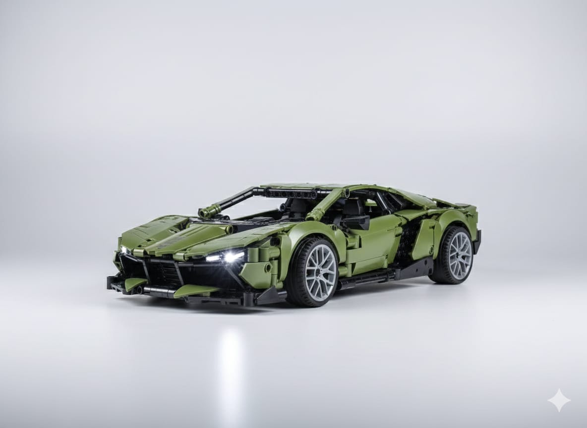 Remote Control Extreme Racing Car Building Blocks Model 521 pieces - 057