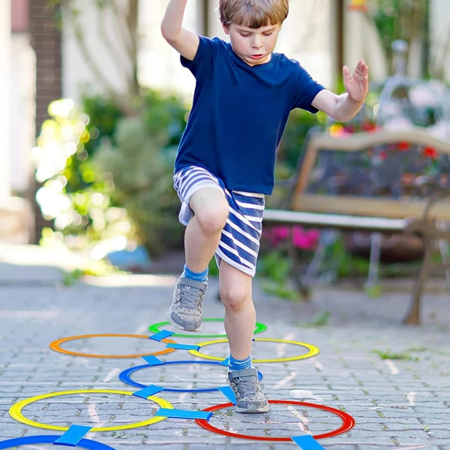 Twister Hopscotch Play Game - 13 Rings