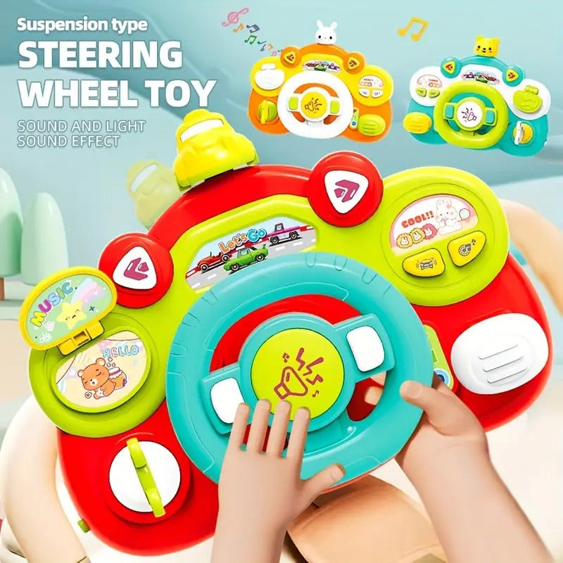 Multifunctional Activity Steering Wheel Pretend Play - 180 - Default Title - Odeez | Educational Toys Pakistan
