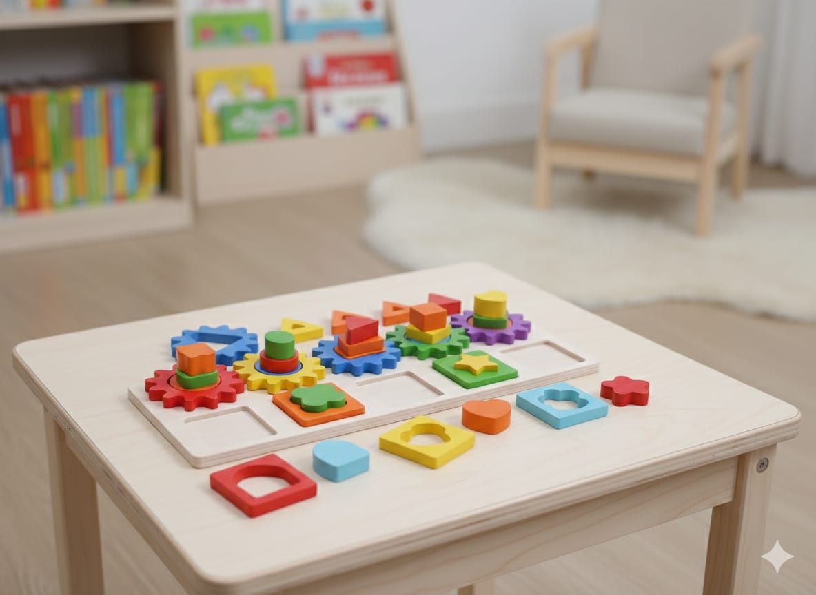 Gear Matching Shape Board - 648