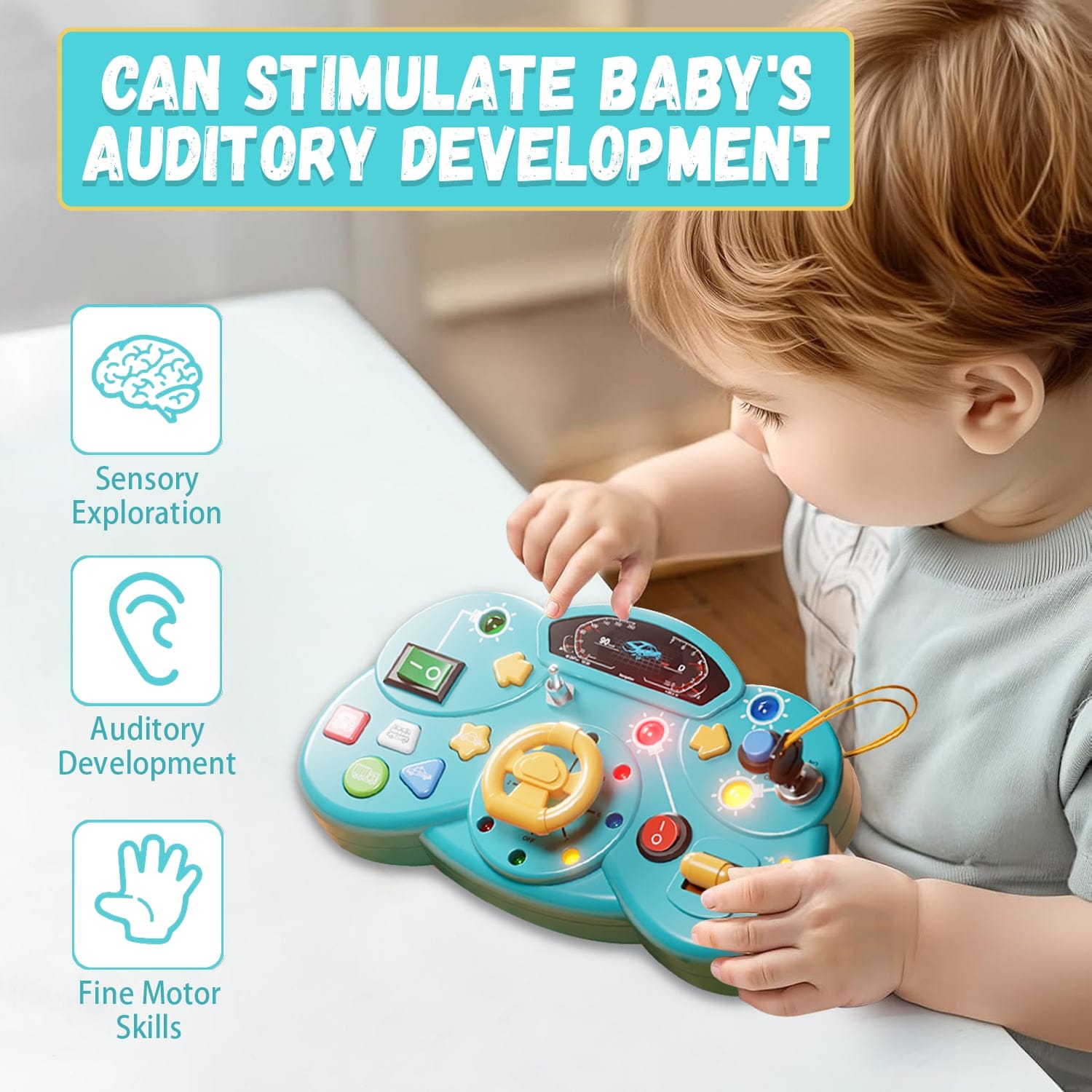 Busy Switch Light Car Console Board - B50