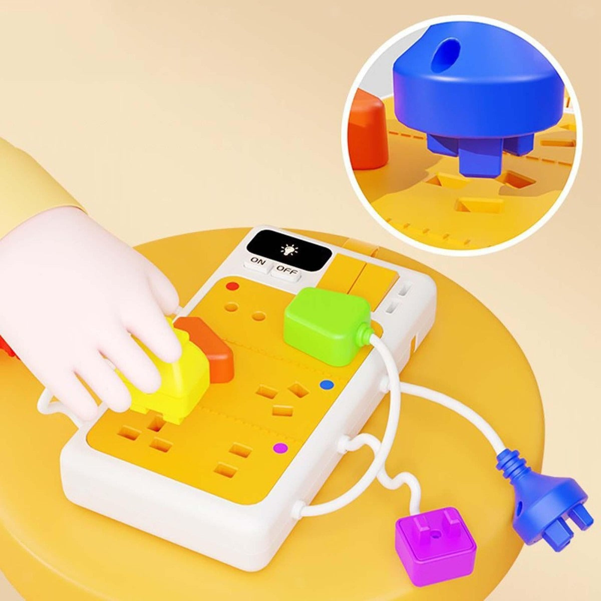 Busy Switch Board Fine Motor Activity Toy Light/Sound - 255