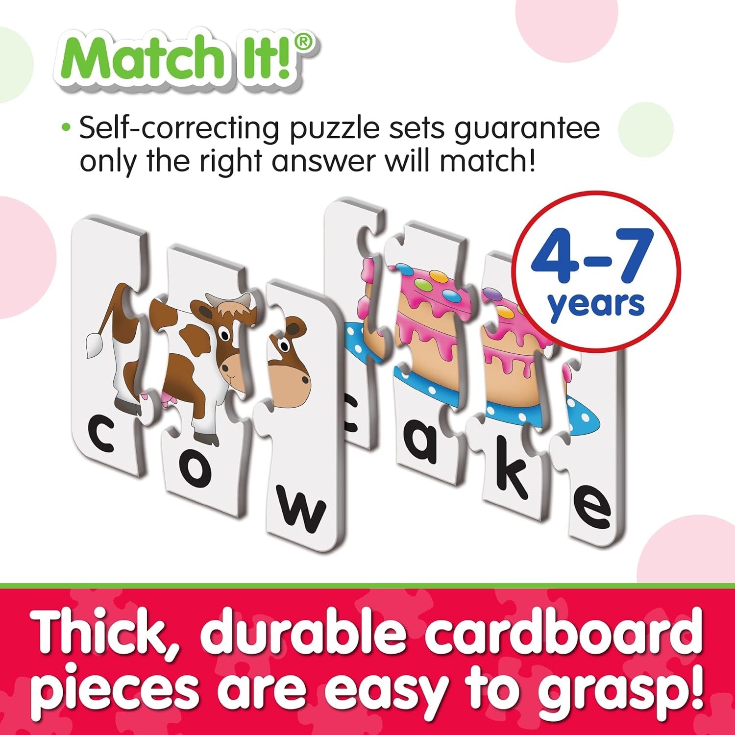 Match it Spelling 24 self correcting puzzle - 080 - Default Title - Odeez | Educational Toys Pakistan
