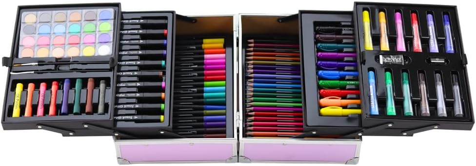 Unicorn Coloring and Drawing Art Set Folding Suitcase 133 pieces - 199