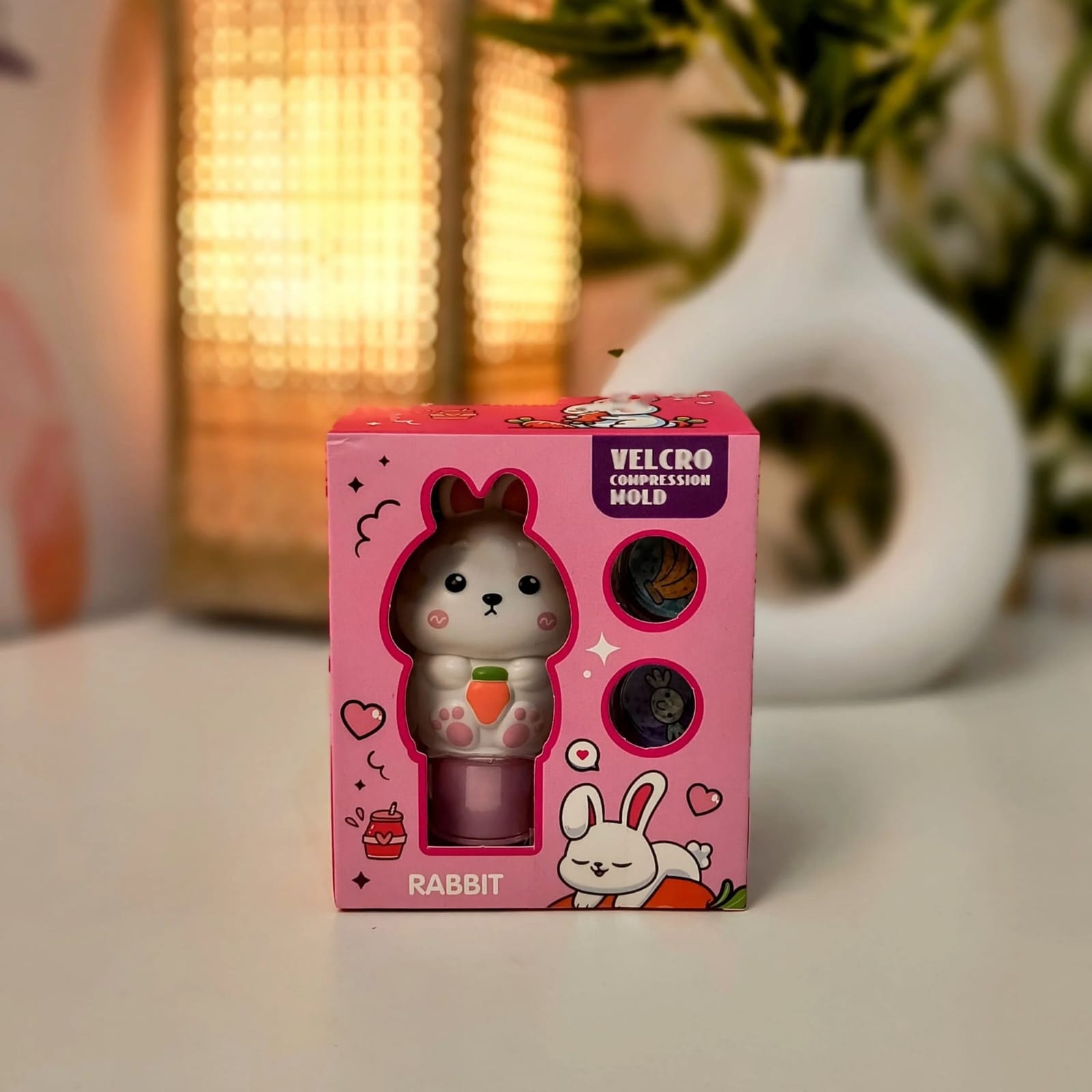 Creative Magical Stamp Refill Sticker Velcro Compression Mold Rabbit - 177