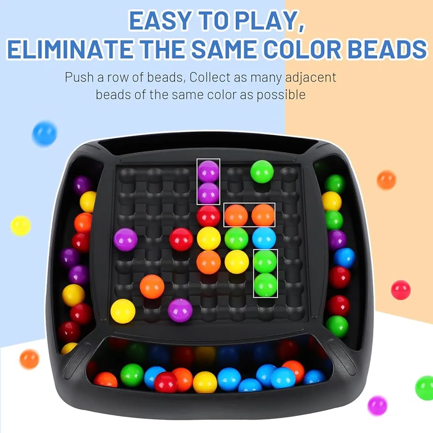 Intellectual Rainbow Chessboard Ball Game - 040