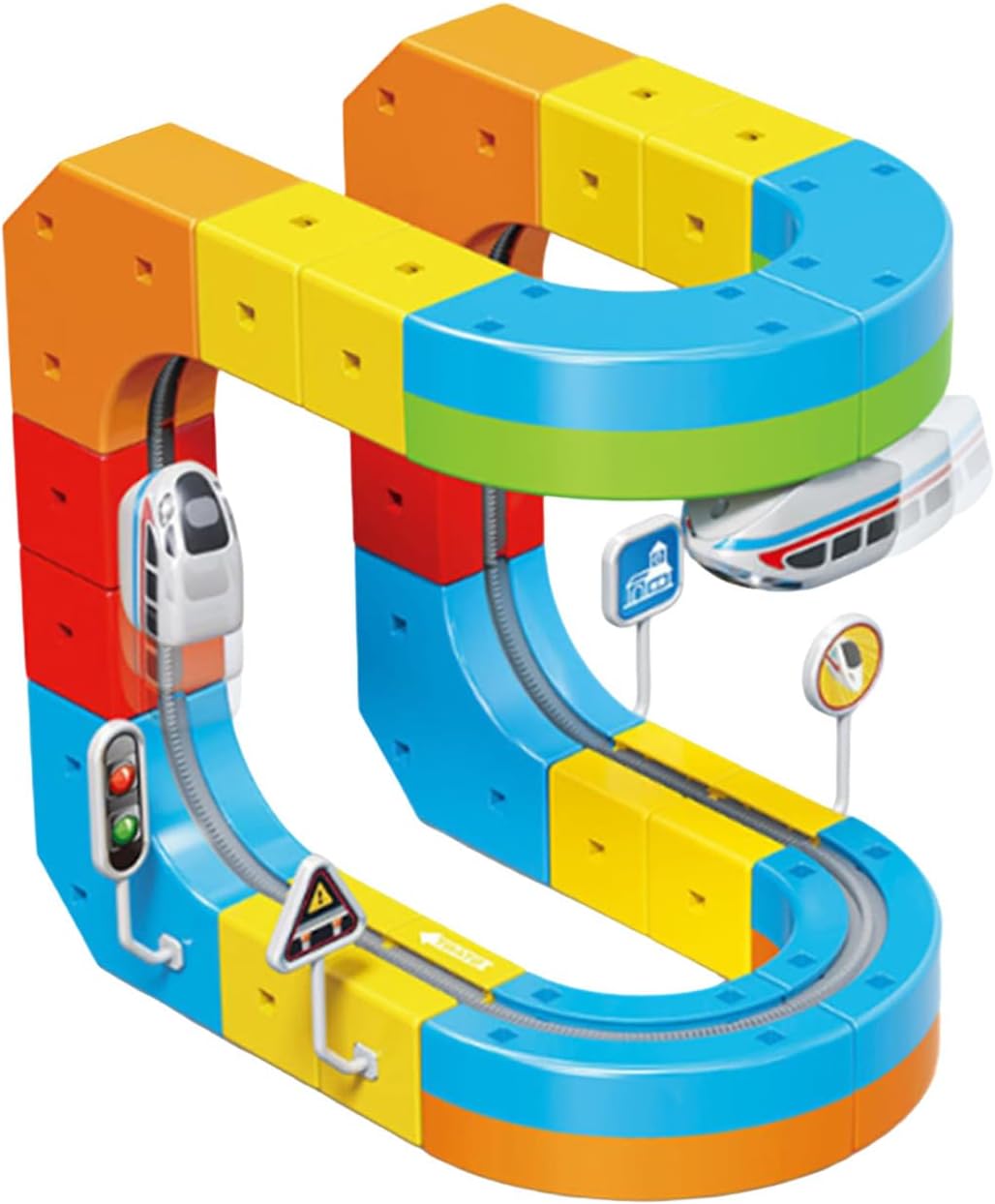 Mag Train Magnetic Track Building Set 49 pieces - 640