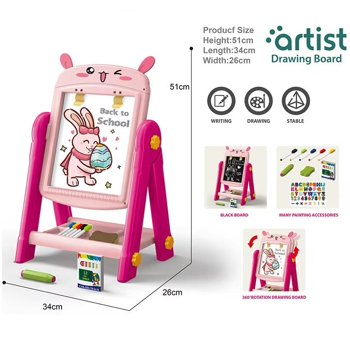 Artist Painter Double-faced Drawing Easel Board 24 pcs - 067