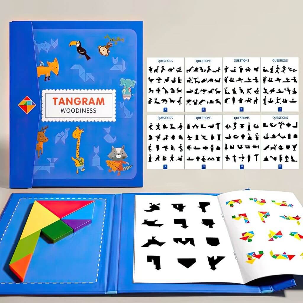 Tangram Magnetic Pattern Puzzle - 949