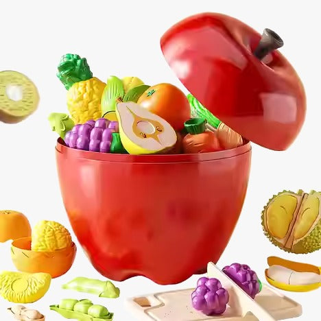 DIY Fruits & Vegetables Cutting Pretend Play Set - 711