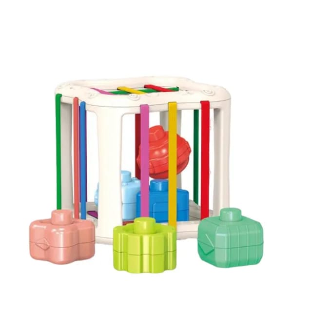 Sensory Baby Colorful Shape Rattle Bin - 109 - Default Title - Odeez | Educational Toys Pakistan