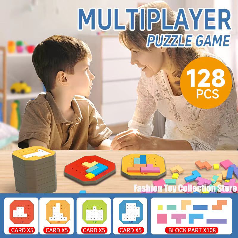 3D Tangram Multiplayer Challenging Block Foamic Game - 999 - Default Title - Odeez | Educational Toys Pakistan