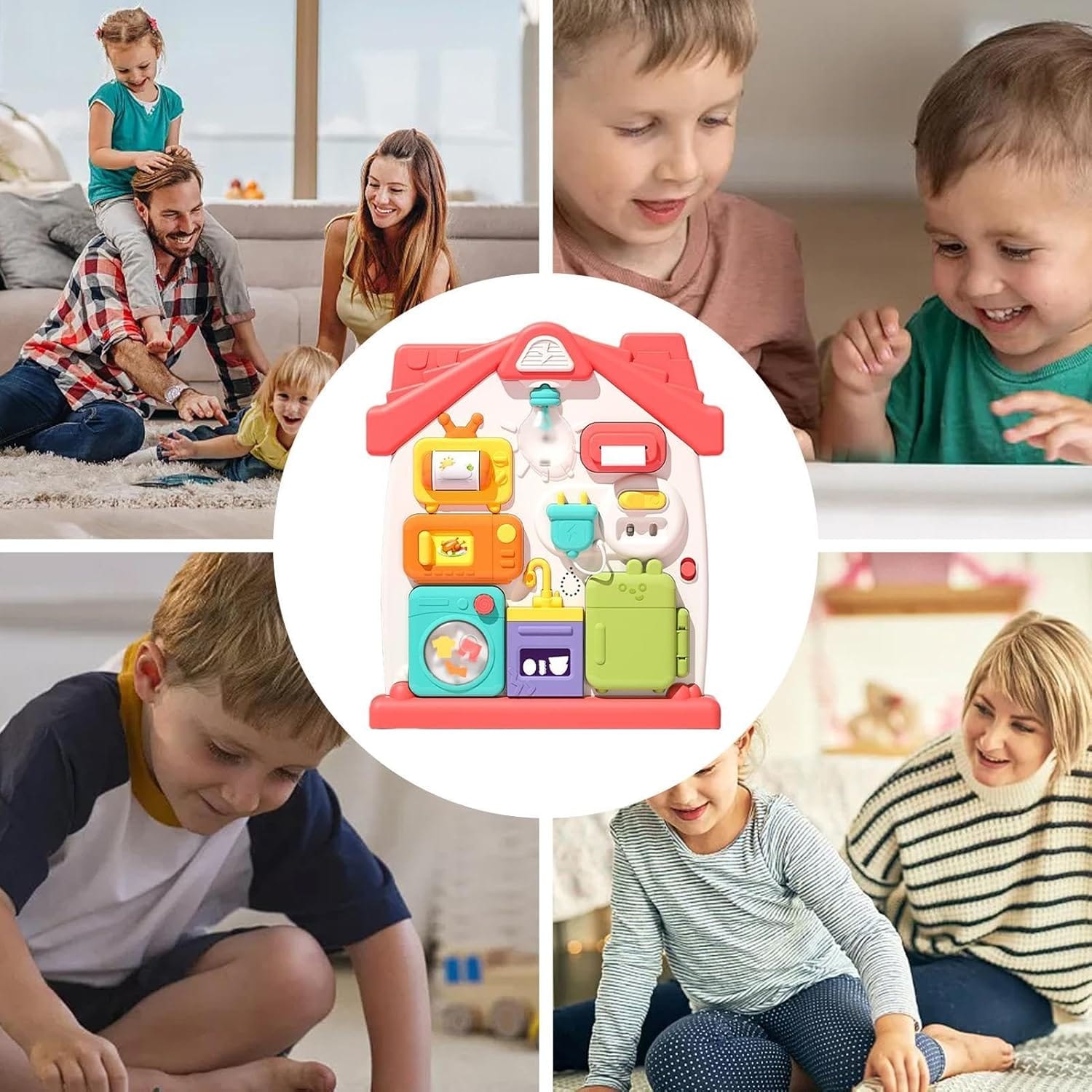 Multifunctional Early House Busy Learning Board - 516 - Default Title - Odeez | Educational Toys Pakistan